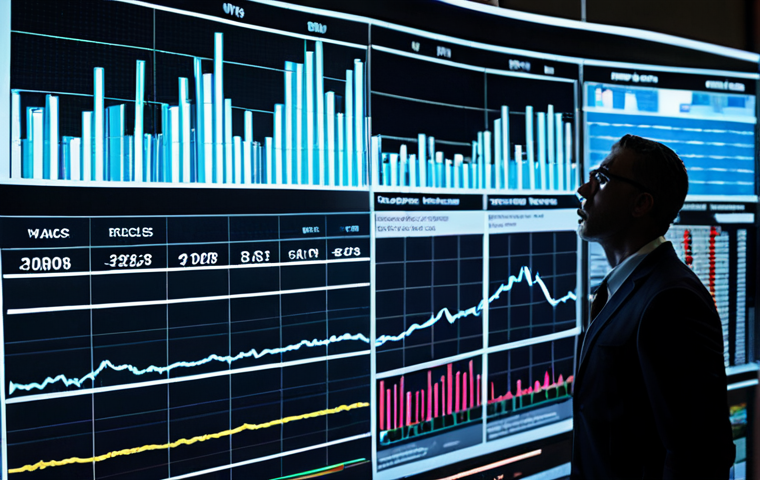 **Prompt 1: The Modern Investor's Dynamic Mindset**
A lone individual, silhouetted against a backdrop of swirling, luminous financial data streams and abstract market graphs that evoke a "raging torrent" or a stormy sea. Digital lines and AI-driven patterns pulse and shift, representing rapid change and volatility. The figure projects a sense of calm and focused determination amidst the chaos, symbolizing resilience, adaptation, and the psychological edge required in today's unpredictable financial world. Emphasize the blend of human resolve with overwhelming technological and market forces.