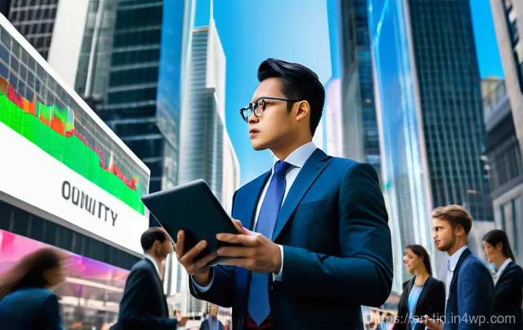투자자 심리에 따른 금융 의사결정 변화 - **Prompt:** A diverse group of investors, dressed in contemporary business casual attire, are depict...